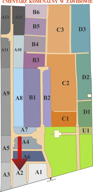 Brak mapy sektorowej