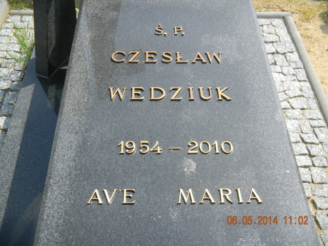Czesław Wedziuk 1957 Zawidów - Grobonet - Wyszukiwarka osób pochowanych