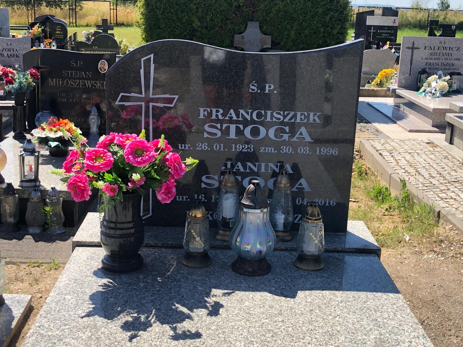 Janina Stoga  1924 Zawidów - Grobonet - Wyszukiwarka osób pochowanych