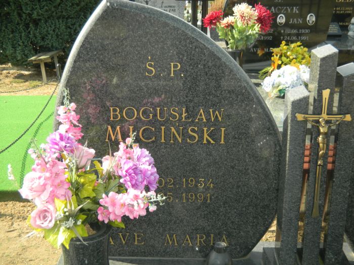 Grób Bogusław Miciński