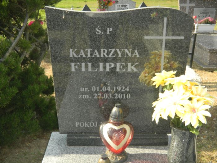 Katarzyna Filipek 1924 Zawidów - Grobonet - Wyszukiwarka osób pochowanych