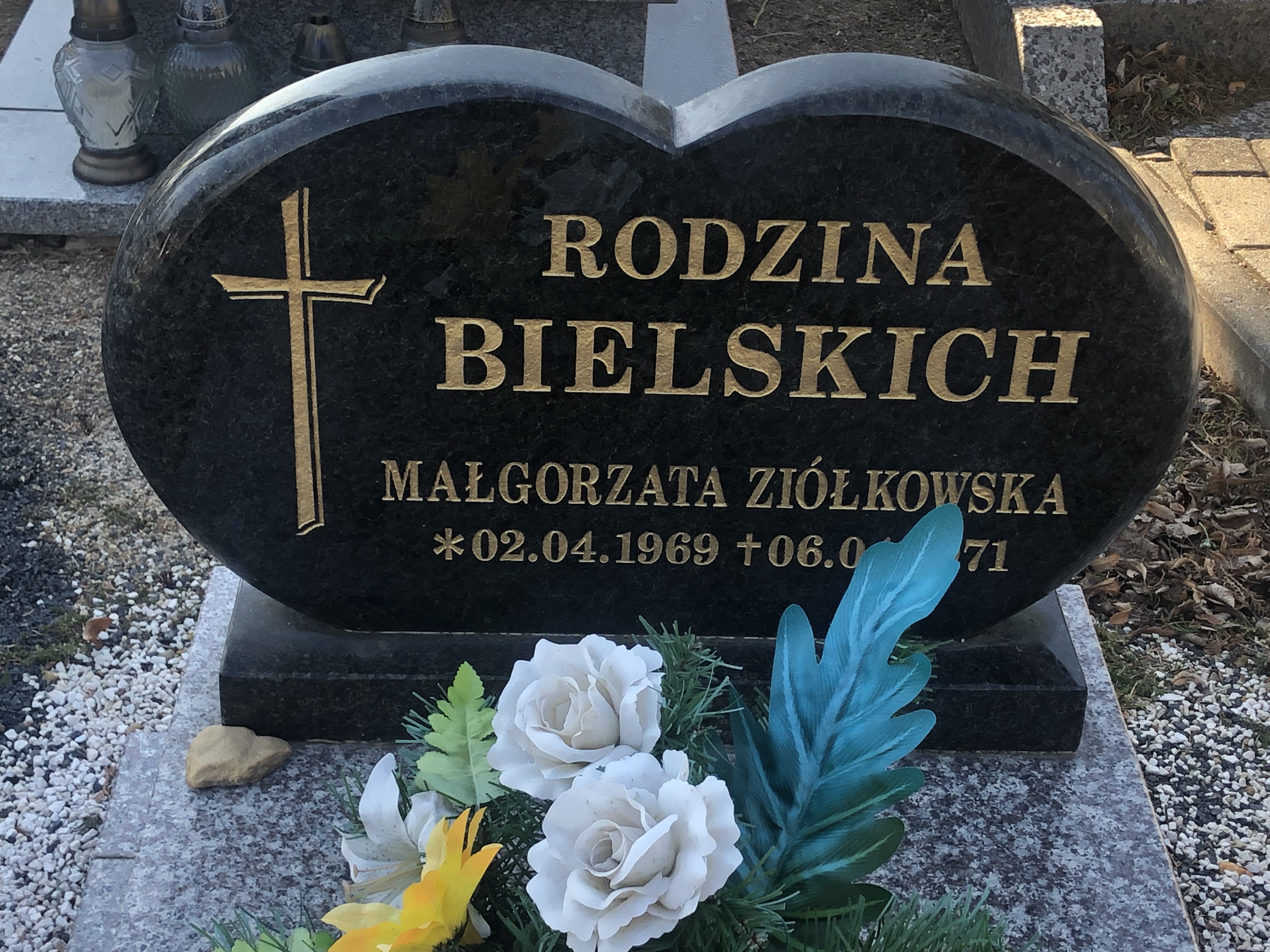 Małgorzata Ziółkowska 1969 Zawidów - Grobonet - Wyszukiwarka osób pochowanych